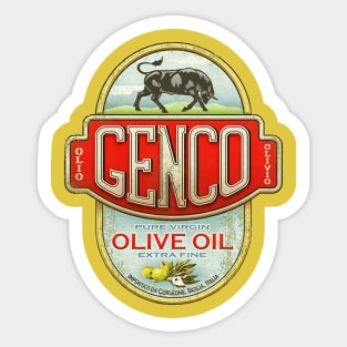 Genco Olive Oil Sticker